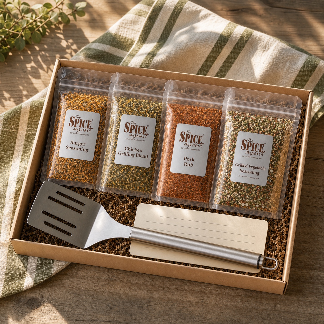 Backyard Agent grilling gift box