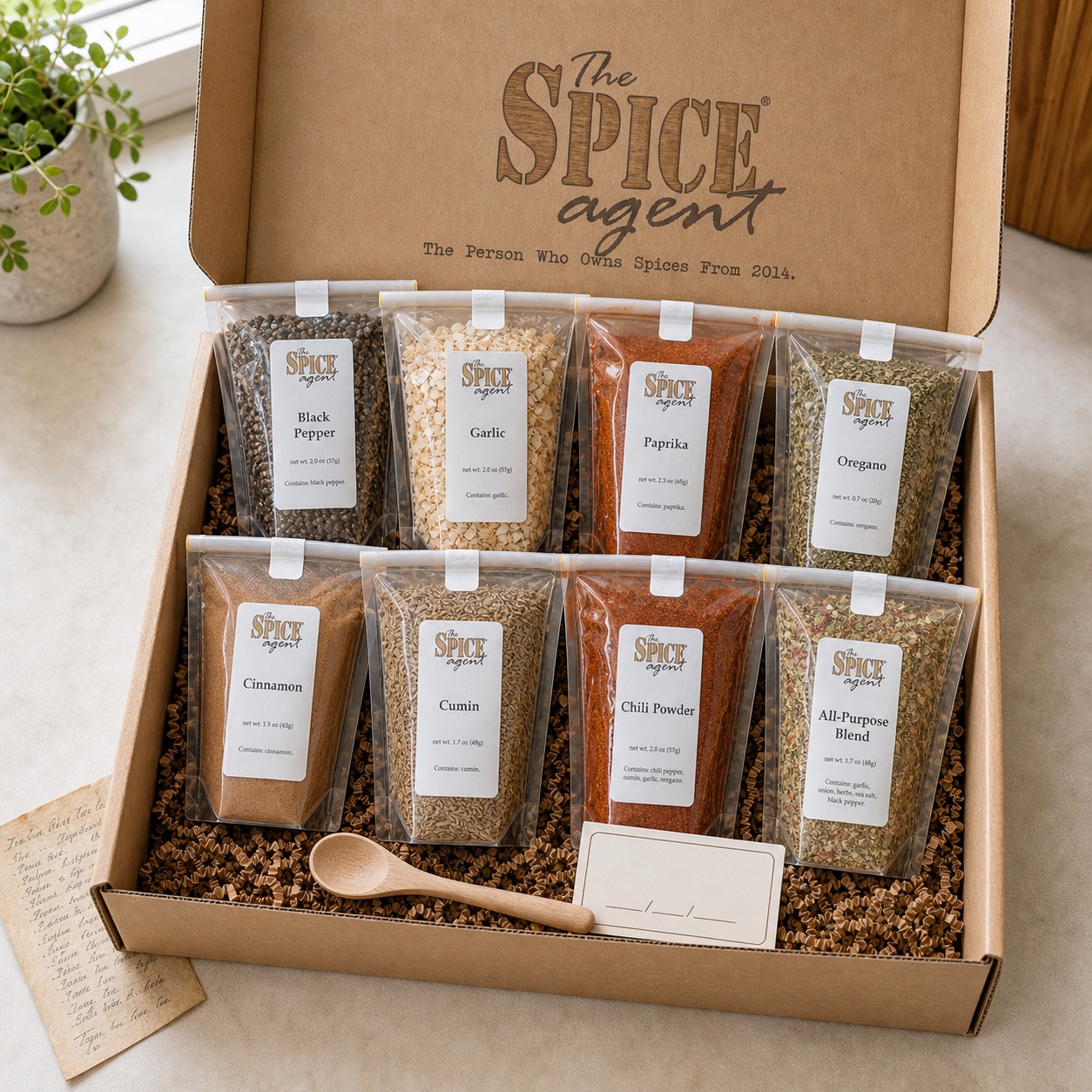 Pantry reset gift box with fresh everyday spices