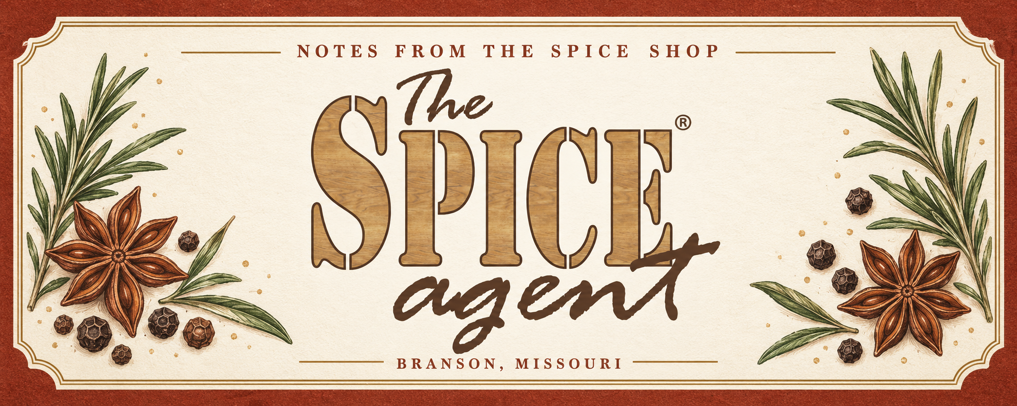 The Spice Agent newsletter header
