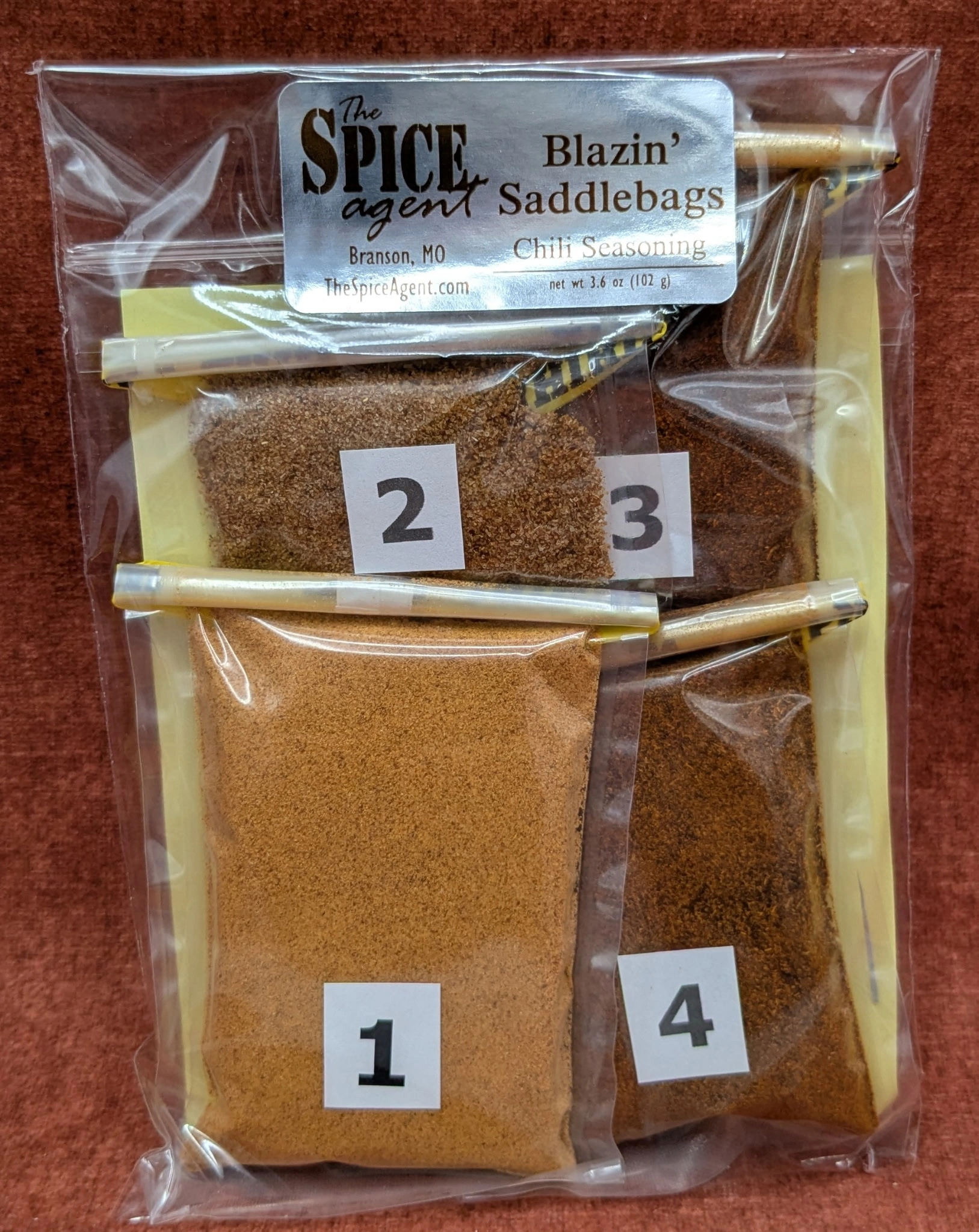 Blazin’ Saddlebags current package