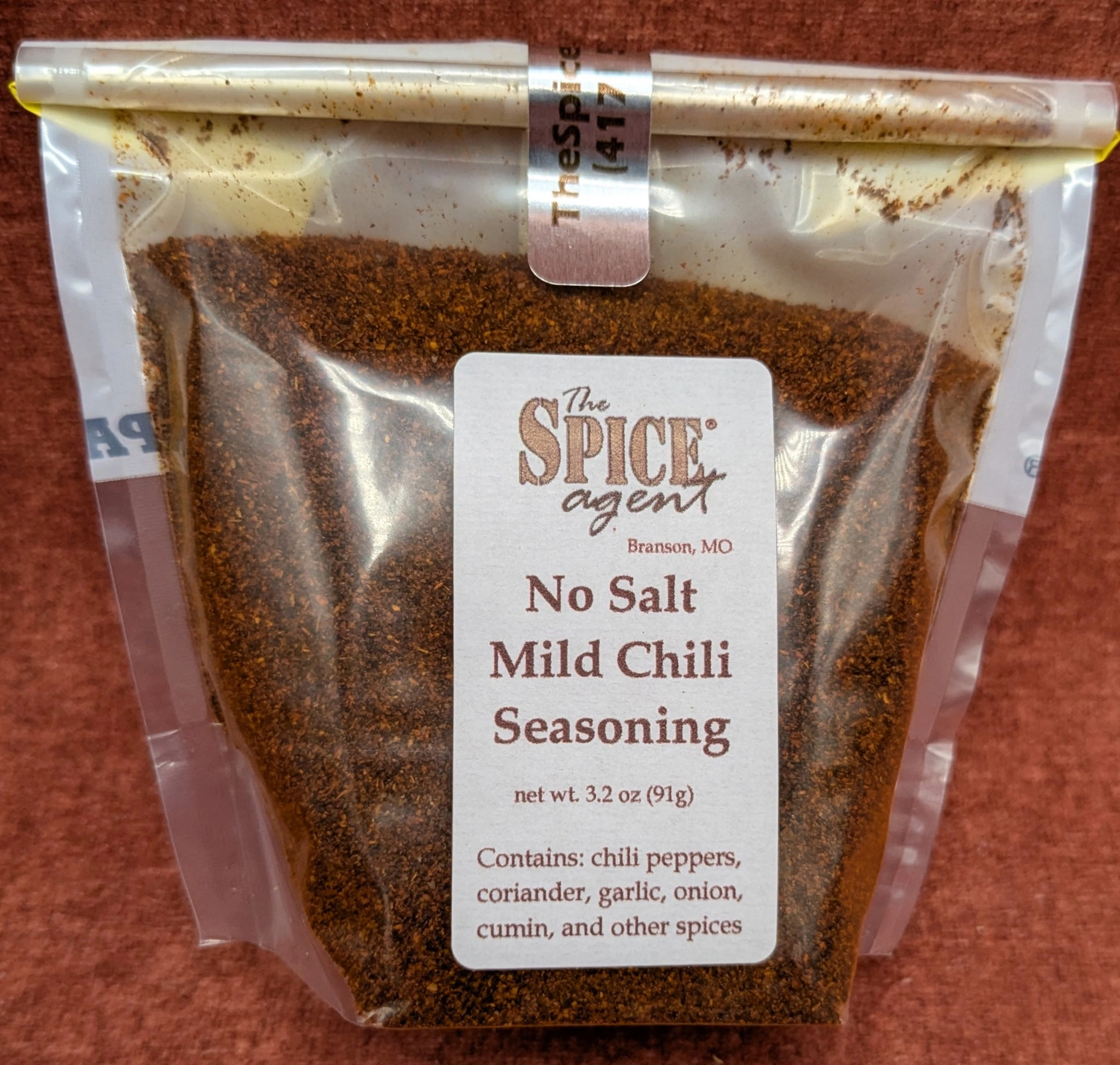 No Salt Chili Seasoning (mild) current package