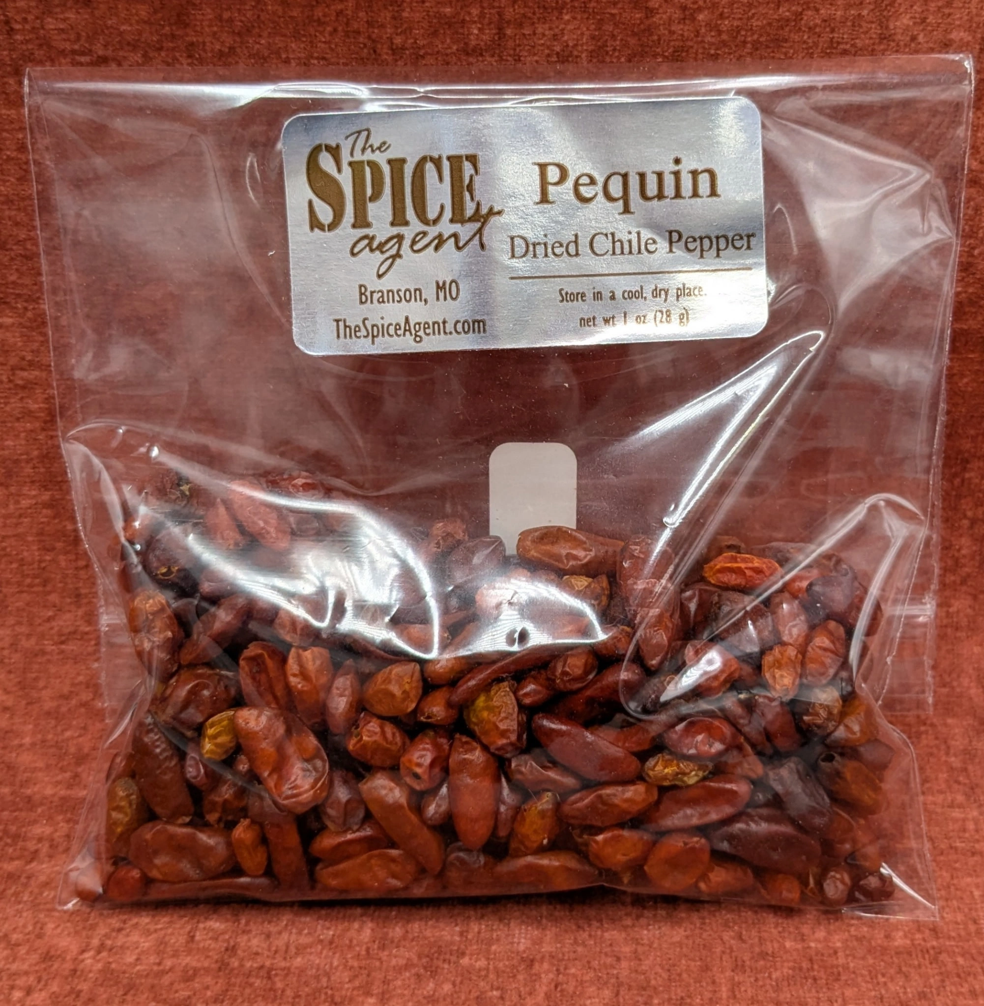 Pequin Chile Pepper, Dried current package