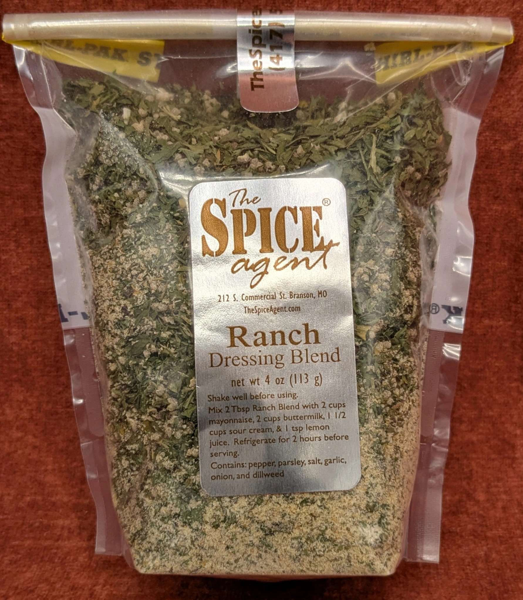 Ranch Dressing Blend current package
