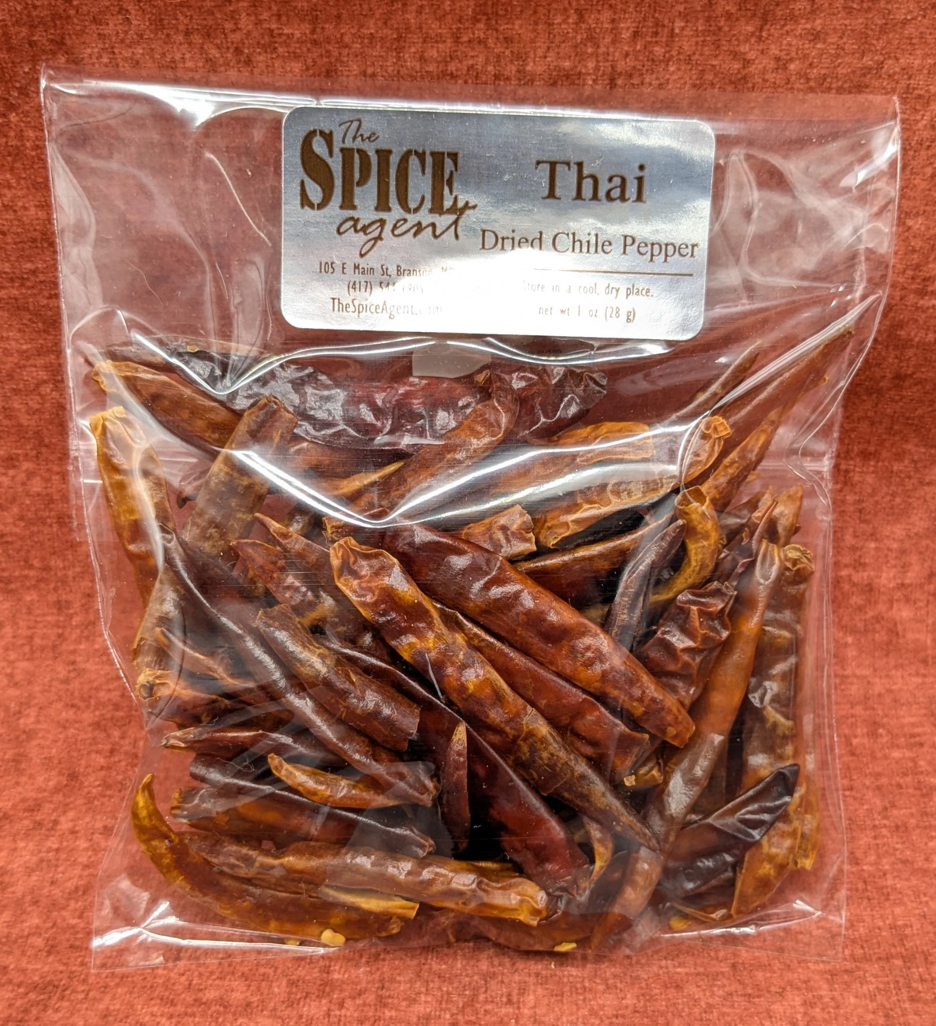 Thai Chile Pepper, Dried current package