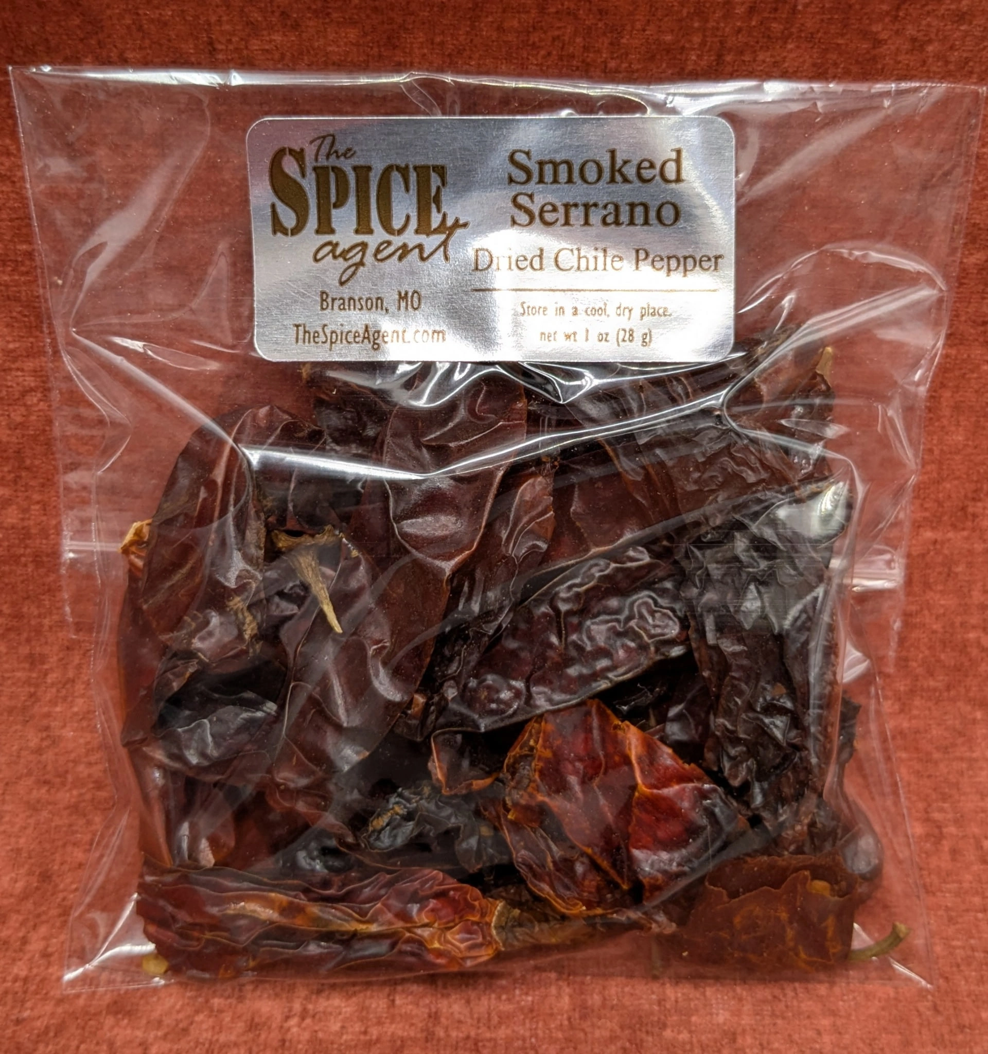Smoked Serrano Chile Pepper current package