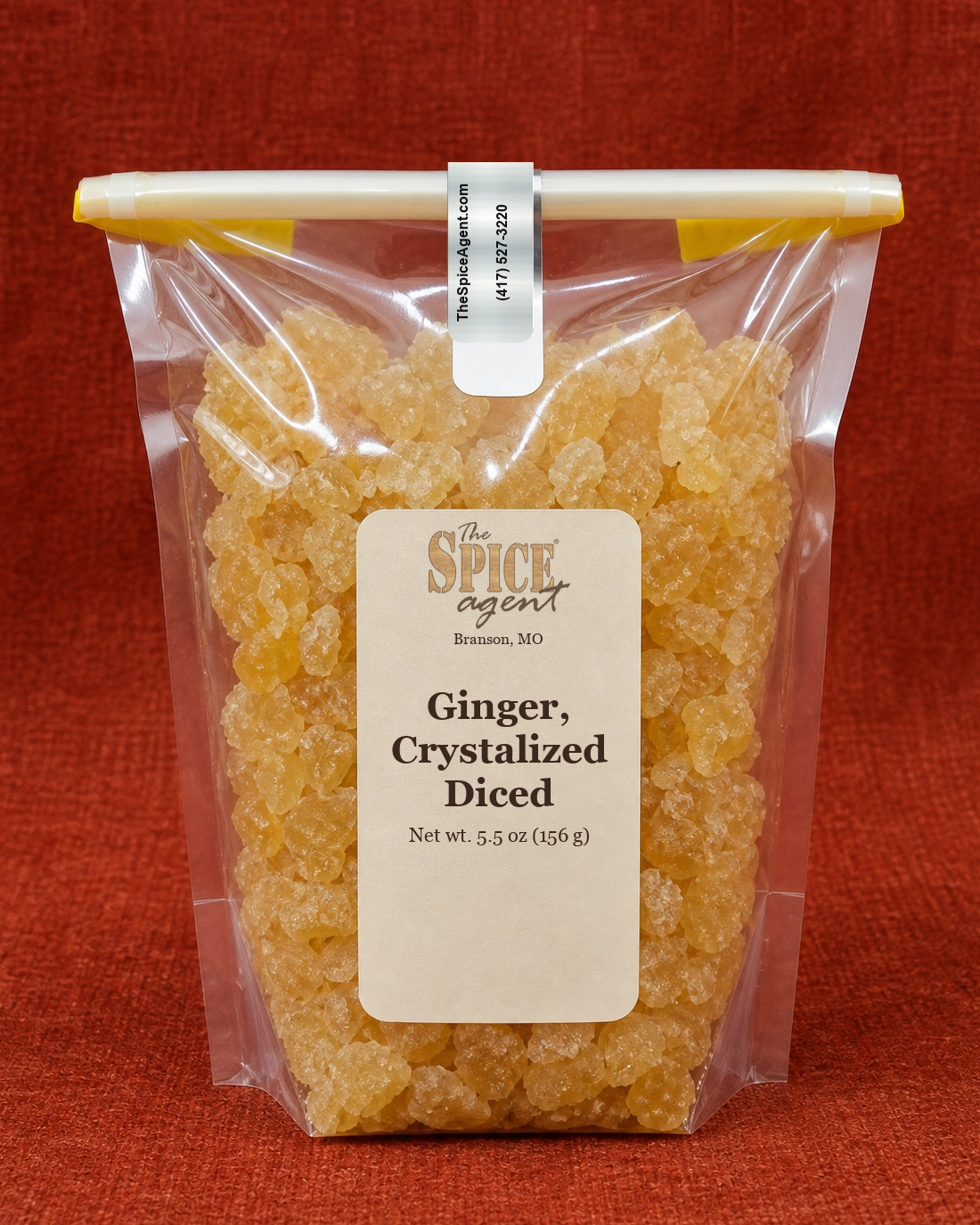Ginger, Crystalized Diced