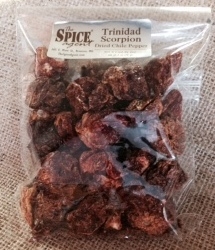 Trinidad Scorpion Chile Pepper, Dried
